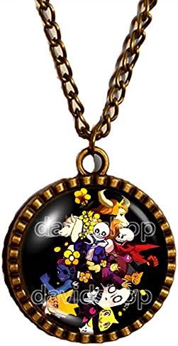 Undertale Necklace Art Pendant Fashion Jewelry Game Gift Cosplay Doggo Gaster