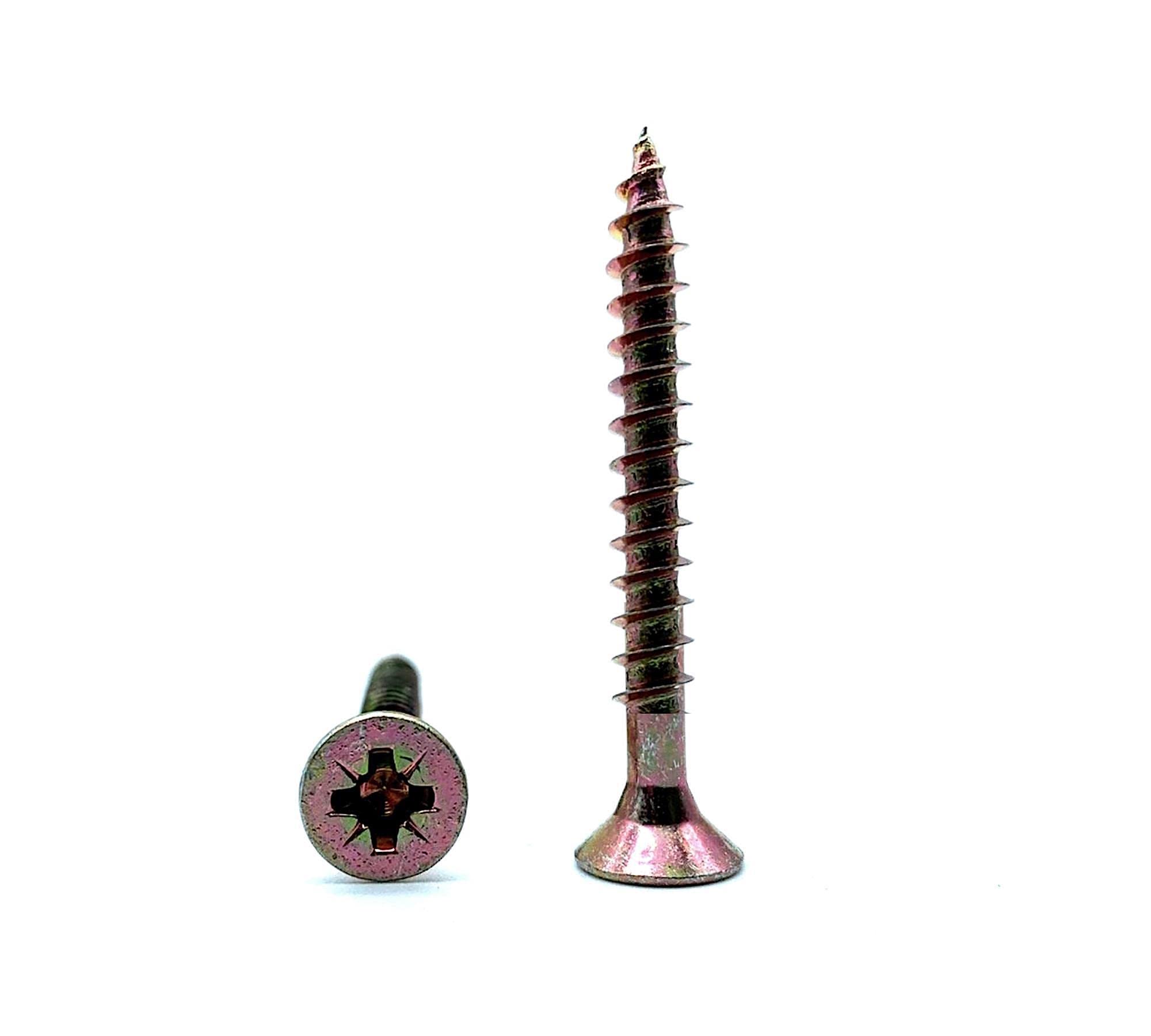 DOJA Barcelona | Wood Lag Screws | 100 Pieces | 5x60mm | Countersunk Head | PZ2 Bit Included โ image 1
