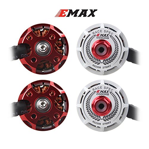 4pcs emax rs2306 2750kv brushless motor 3-4s lipo white…