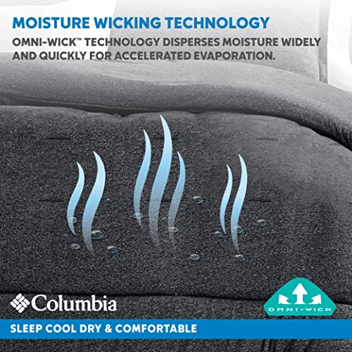 Columbia Cooling Soft Comfort 3 Piece Bedding Set Value Bundle