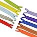 50pcs 7.8 Inch Sewing Zippers, Jmkcoz Nylon Invisible Zippers Tailor Sewer Craft for Sewing Assorted Colors Tailor Sewing Tools Garment Accessories Crafter's Special