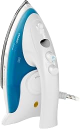 Russell Hobbs Dual Voltage Steam Glide Travel Iron, Stainless Steel Soleplate view 2
