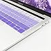 Allinside Ombre Purple Keyboard Silicone Cover for MacBook Pro 13