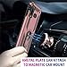 Case for Samsung Galaxy A9 2018 Case,Galaxy A9s Armor Case Hybrid Dual Layer 360 Degree Rotating Kickstand Phone Protective for Samsung Galaxy A9 Star pro(Pink)