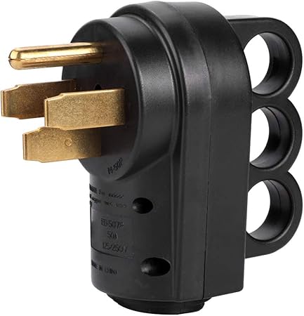 Amazon Aramox Rvプラグ 125v 50aプラグ電源ソケット マリンキャンプ アメリカrvアウトドア用 プラグコード 車 バイク