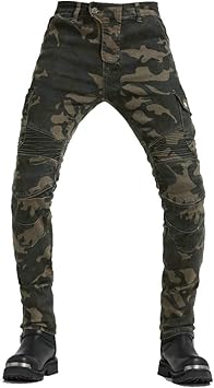 mens camo biker jeans