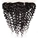 Nadula 8A Brazilian Hair Deep Wave Lace Frontal Closure 13x4 Free Part Closure Brazilian Human Hair Natural Color (16inch)