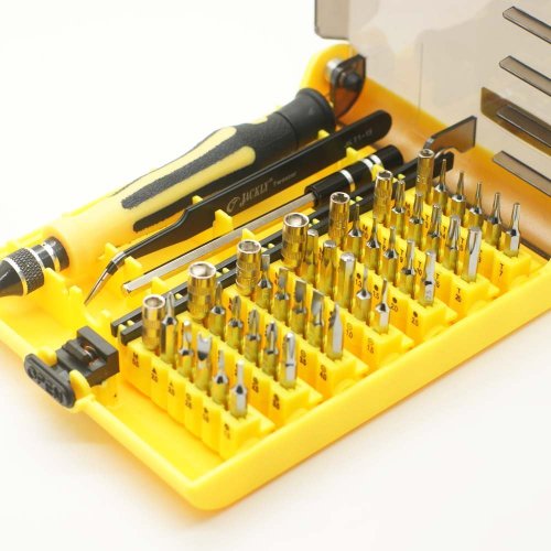 MMOBIEL JK 6089 A 45 in 1 Professional Portable Opening Tool Compact Precision Screwdriver Kit Set with 130 mm Flexible Extension Pliant Rod