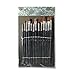 Jerry Q Art 13 Pcs Paint Brushes,Premium Quality Brown Synthetic Hair, High Performance for Oil, Acrylic, Tempera, Watercolor JQ-502