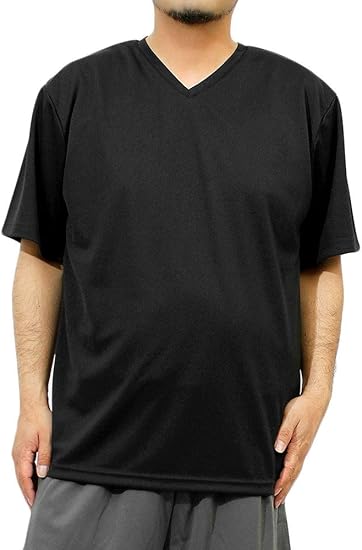 Tシャツ メンズ 大きいサイズ 半袖 吸汗速乾 ドライ メッシュ Uvカット 無地 Vネック カットソー Tシャツ カットソー 通販 Amazon