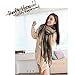 SHENGXILU Women's Double Side Cashmere Pure Color Print Scarf