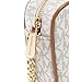 MICHAEL KORS Jet Set Medium Logo Crossbody, Vanilla