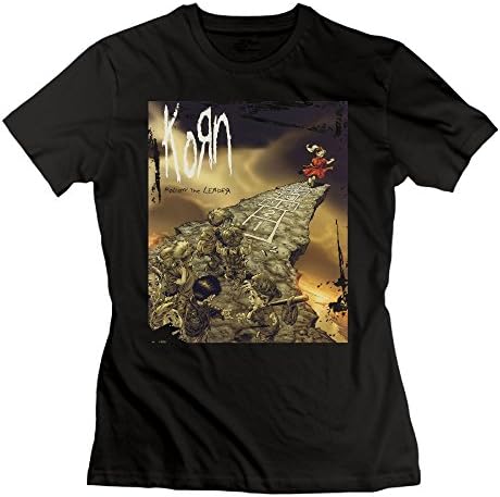 Diane L Women's Korn Follow The Leader Cotton Tees Black S