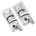 STORMSHOPPING Narrow Rolled Hem Sewing Machine Presser Foot Set (4mm and 6mm)- Fits All Low Shank Snap-On Singer, Brother, Babylock, Euro-Pro, Janome, Kenmore, White, Juki, New Home, Simplicity, Elna