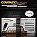 CopperJoint Calf Compression Sleeve, #1 Copper Infused Fit Support - GUARANTEED Recovery - Wear Anywhere - Single