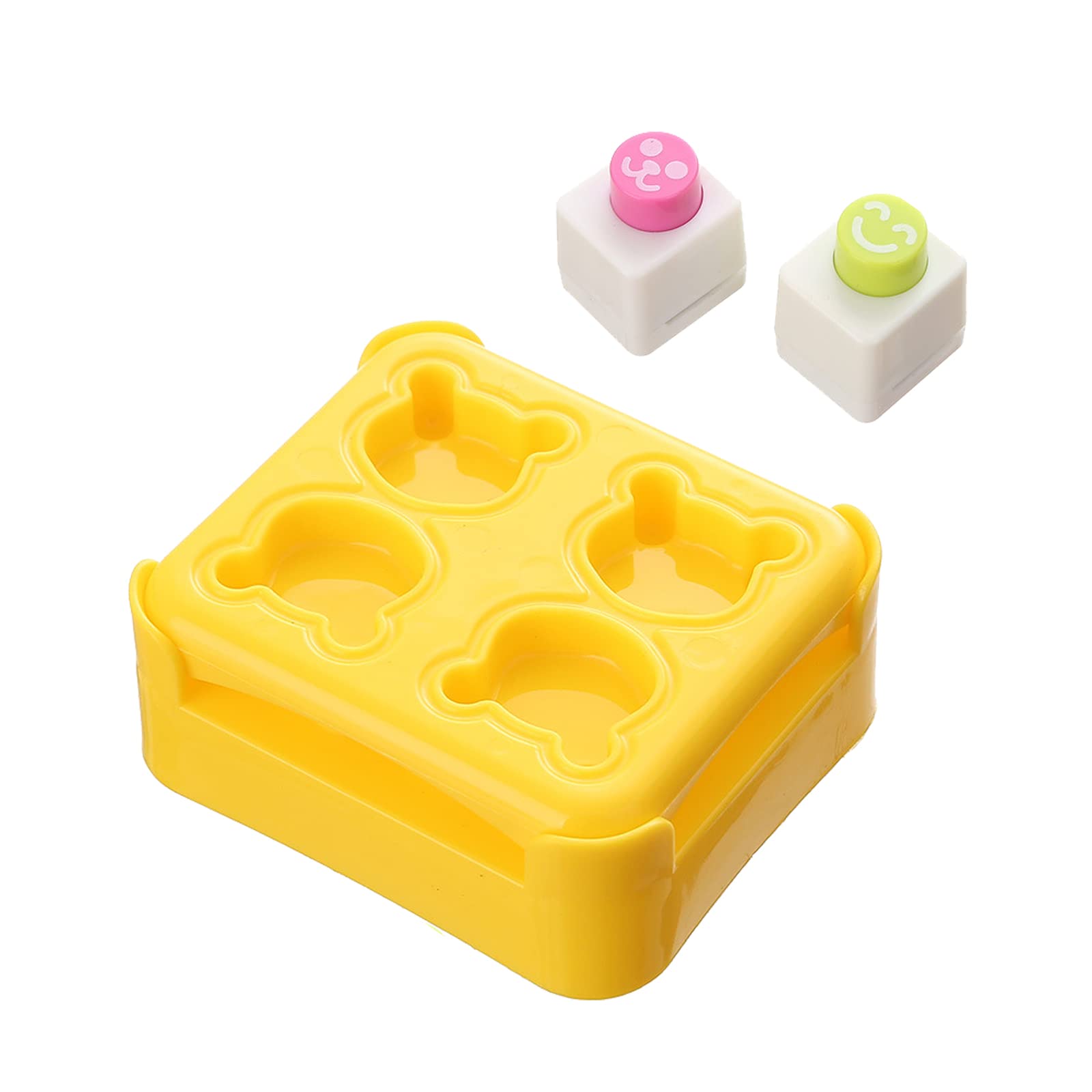 YongXiangPeng Sushi Making Kit Rice Mould,Rice Ball Mold Cartoon Bear Sushi Maker Mould Reusable Sushi Maker for Kids Meal Lunch Bento