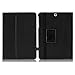 MoKo Tab S2 9.7 Case, Slim Folding Cover Case for Samsung Galaxy Tab S2 9.7/S2 Plus 9.7 LTE Android 6.0/7.0 2017 Version, BLACK (With Auto Wake / Sleep & Stylus Pen Loop)