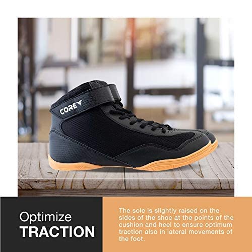 CORE Ringerschuhe für Herren, Damen und Kinder, Schwarz, 44 EU 6