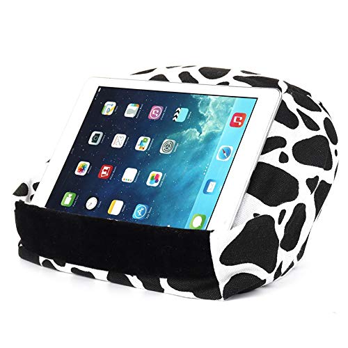 Urnanal Universal Soft Tablet Stand Pillow Holder, Sofa Bed Reading Pillow Beanbag Lap Stand for iPads/Tablets/eReaders/Smartphones/Books/Magazines