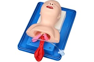 SHZICMY Infant Intubation Trainer, Pediatric Intubation Manikin, Newborn Airway Management Skills Trainer for Intubation Training
