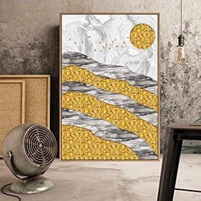 Framed Canvas Home Artwork Decoration Abstract Scenery Canvas Wall Art for Living Room, Bedroom - 16x24 inches