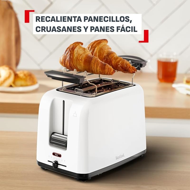 Vita, Tostadora 2 Ranuras, 7 Niveles de tostado, Blanco