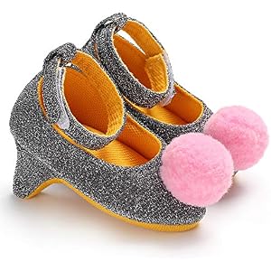 Newborn Baby Girls Princess Shoes High Heels Soft Sole Crib Shoes Infant Girl Photography Props