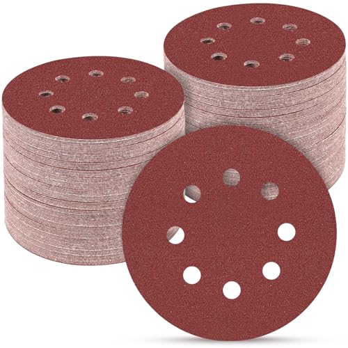 165 PCS 5 Inch Sanding Discs Random Orbital Sander Sandpaper