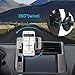 Car Mount, Veckle Air Vent Car Phone Holder With Release Button Armor Cradle Car Holder for Smartphone iPhone 8 7 Plus 6S, Samsung Note 8 S8, HTC U11, OnePlus 5, Nexus 6P, GPS and More, Black