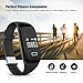 Mailiya Fitness Tracker Watch Heart Rate Monitor Activity Wristband Pedometer Sleep Monitor Smart Bracelet Calories Track Step Track Health Band Waterproof Smart Watch for iPhone & Android Phones