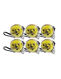 Aain DST 54606   Cinta métrica retráctil transparente (16.0 x 0.4 pulgadas, 6 unidades)