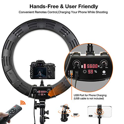 2 Inkeltech+Ring+Light+2700K+5600K+Dimmable