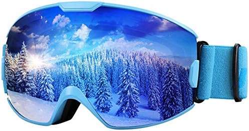 Kuyou スキーゴーグル Otg スノーゴーグル オーバーザグラス スノーボードゴーグル 曇り止め 100 Uv保護