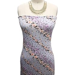60" Wide Printed Rayon Spandex Jersey Knit Fabric