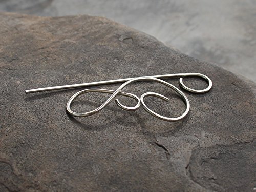 Silver Celtic Hair Clip Shawl Pins Metal Hair Jewelry Hair Slide Hair Barrette Hair Fork Hair Stick Scarf Pin Brooches women gift.