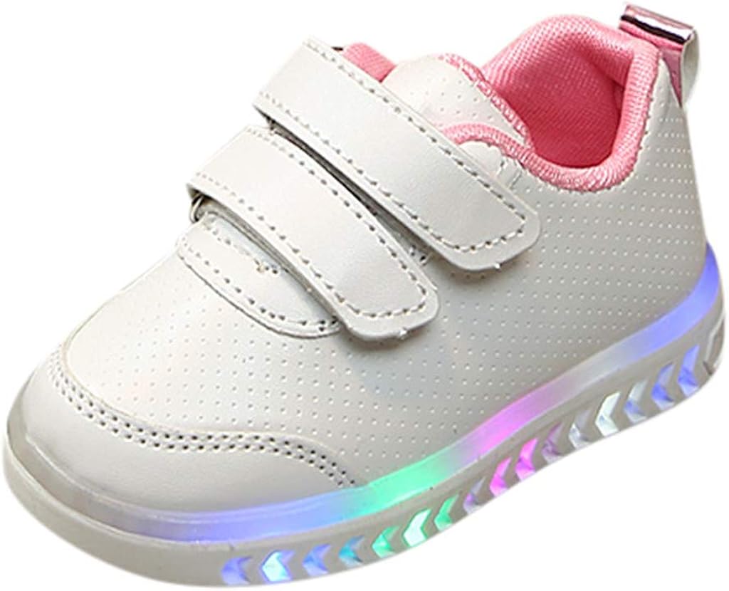 waitFOR Infant Baby Christmas LED Sport Shoes Boys Girl Light Luminous