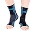 Doc Miller Ankle Compression Sleeve – Plantar Fasciitis Support, Toeless Neuropathy Socks, 20-30 mmHg, Achilles Tendonitis Relief Brace, Elastic Support for Swollen Ankles, Men & Women, 1 Pair
