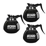 BUNN Commercial Glass Decanter with Handle, Black