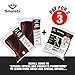 Smalets Compression Knee Support Sleeves (1 Pair) -Powerful Joint Protection for Cross Training, Weightlifting, Running & More Black M