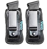 Handgun IWB Magazine Holster/Pouch | 9mm .40 .45 | For Any Pistol: Glock, Sig, S&W M&P, HK, Walther, Springfield, Ruger | Concealed Carry, Universal, Neoprene, Single/Double Stack Gun Mag