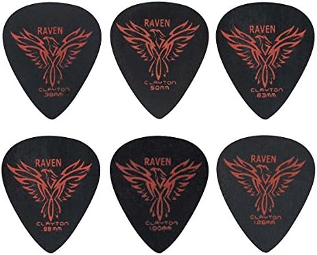 CLAYTONBlack Raven Jazz Picks 12-Pack1mm
