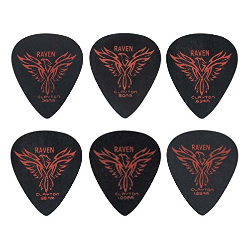 CLAYTONBlack Raven Jazz Picks 12-Pack1mm