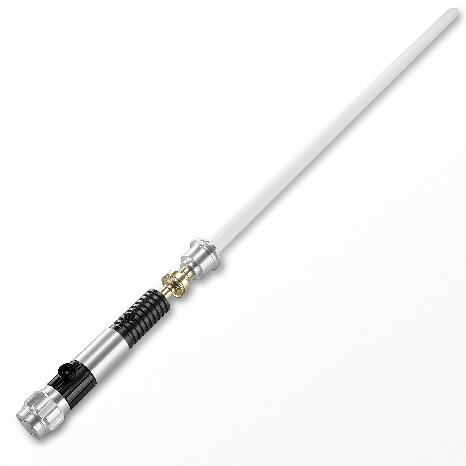 Upgrade App Control Metal Dueling Obw Lightsaber, Smooth Swing 16 Sound Effects 3 Light Effects, 16 Colors and Infinite Change Light Saber for Adults Kids (RGB-OBW)