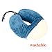 L'ALYSSE Neck Pillow-Memory Foam Airplane Travel Pillow (blue)