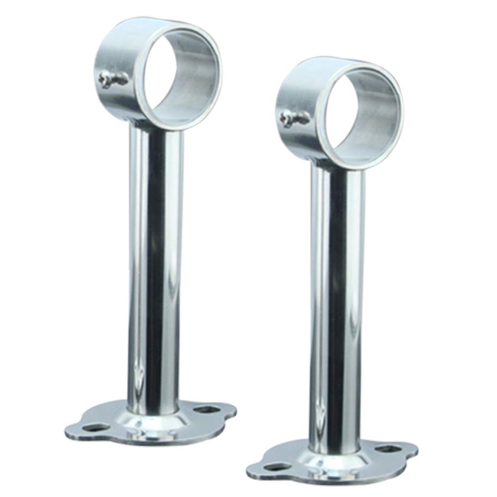 Buy Vosarea 2pcs Ceiling Mount Bracket Closet Rod Bracket Wardrobe