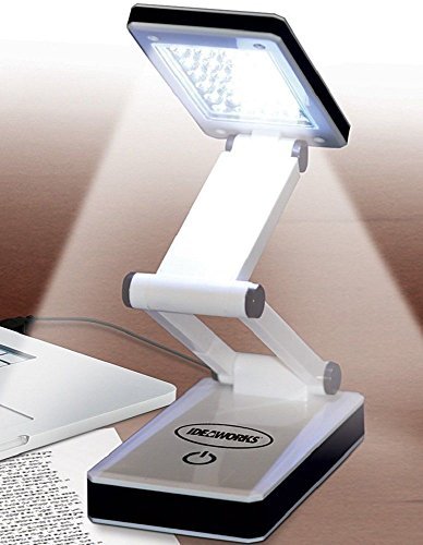 Portable LED Desk Lamp Bright Light Reading Night Travel Battery USB Laptop NEW