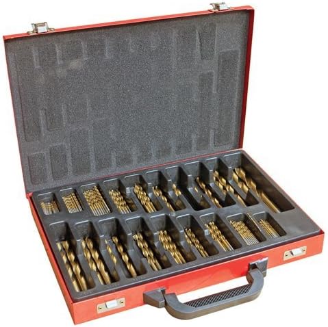 214-Piece Titanium Drill Bit Set