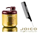Joico K-Pak Color Therapy LUSTER LOCK - Instant Shine & Repair Treatment (with Sleek Steel Pin Tail Comb) (16.9 oz / 500ml)