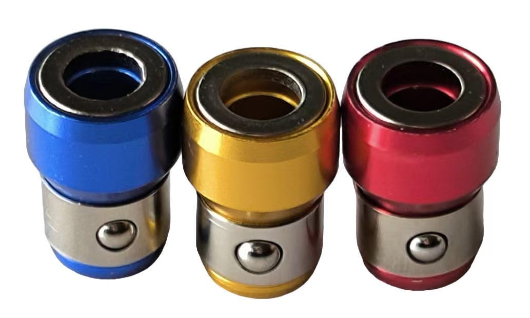 Photo 1 of 1/4 Inch/ 6.35 mm Universal Magnetic Screw Ring Bit Magnetizer Ring Metal Magnetizer Screw, Removable for Hex Screwdriver and Power Bits