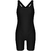 beautyin Girls Swimsuit Size 7-16 Boyleg One Piece Athletic Bathing Suit Training Swimwear